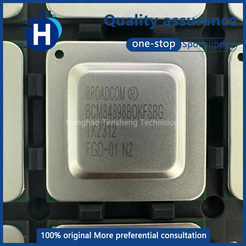 

1 x high-quality BCM84898B0KFSBG BCM84898 Ethernet controller IC chip in a BGA484 package