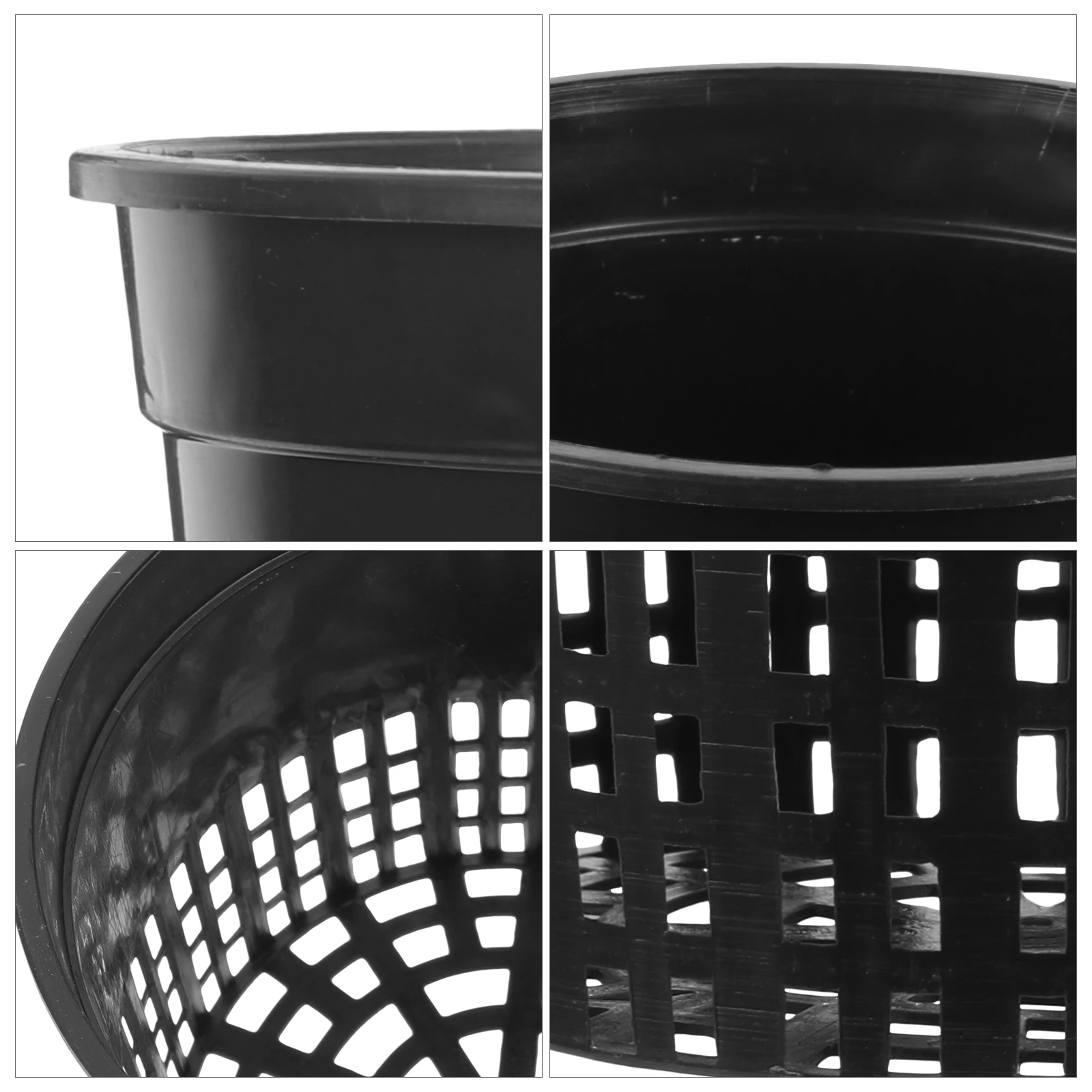 

10PCS Hydroponic Water Grass Basket Soilless Cultivate Pot Plastic Planting Container for Home Garden Aquaponics System