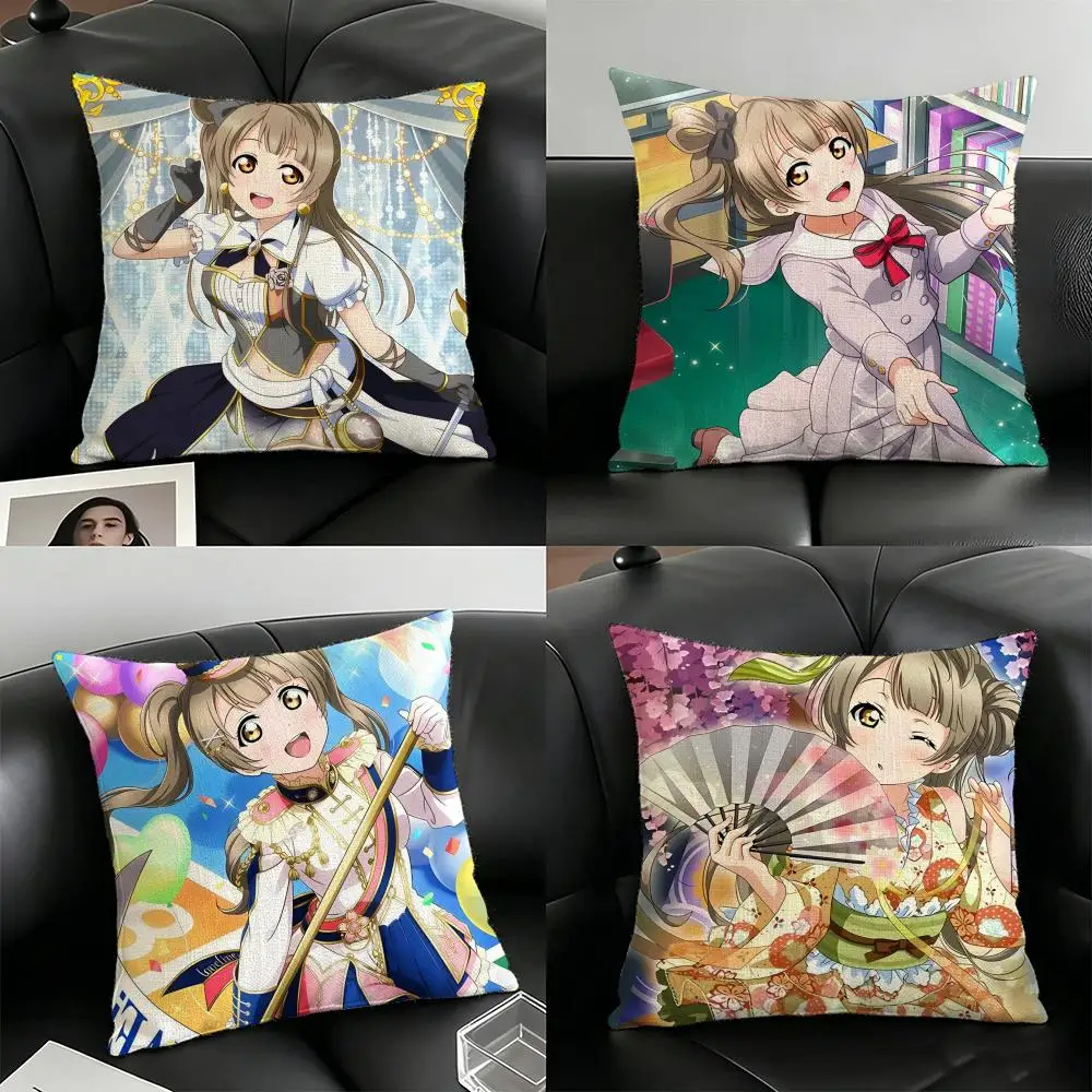 L-love Live Anime Pillow Case Linen Pillow Covers Cover For Couch Living Room Bench Patio Floor Linen Home Decor