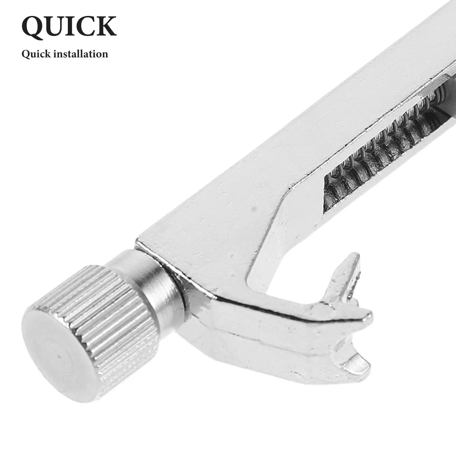 Electric Guitar Tremolo Bridge Adjuster for Intonation & Octave Correction – Silver Tuning Tool