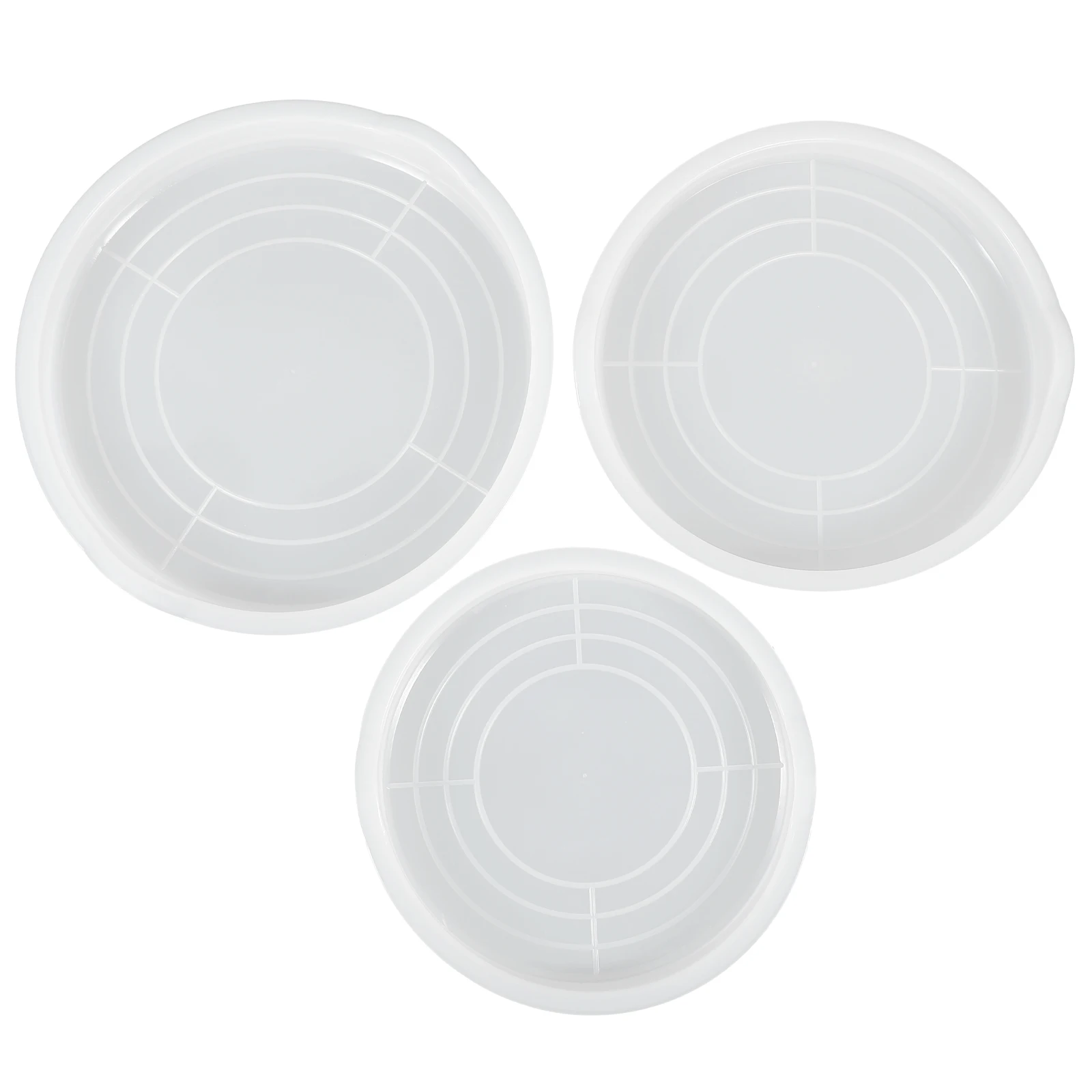 

3Pcs Mixing Bowl Lid Plastic Cover Kitchen Anti Overflow Food Seal Lid Mixing Keeping Cover Kitchen Accessory