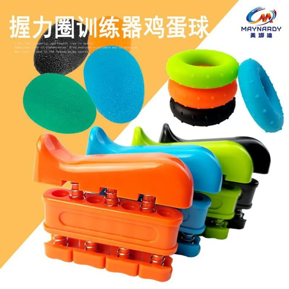 Silicone Hand Grip Strengthener Egg Ball Soft Jelly Feel Finger Exerciser Rebound Stress Relief Ball