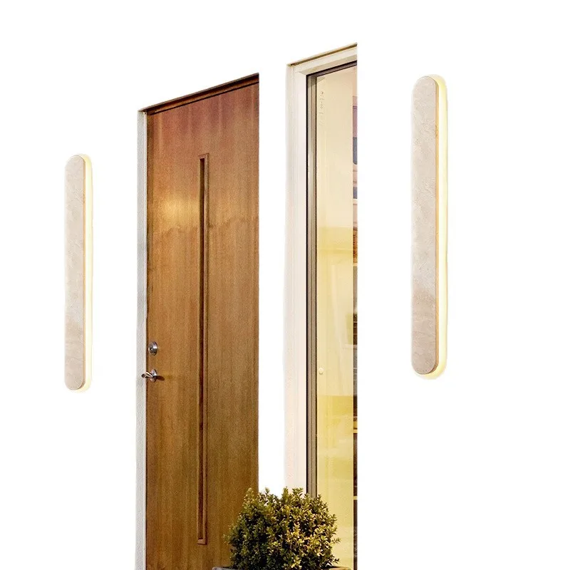 

Outdoor waterproof wall light led outdoor long strip linear villa fence gate courtyard exterior wall washing