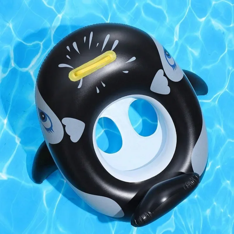 Shark Aufblasbare Pool Spielzeug Cartoon Tiere Form Schwimmen Schwimm Sitz Baby Kleinkind PVC Aufblasbare Schwimmen Ring Outdoor Wasser Spielzeug
