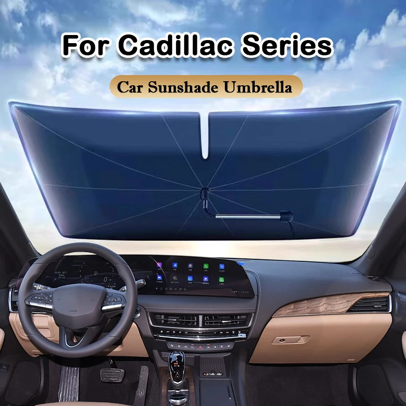 

Car Windshield Sunshades Front Shading Umbrella Accessories For Cadillac CT4 CT5 CT6 XT4 XT5 XT6 LYRIQ XTS ATS-L GT4 SRX CTS ATS