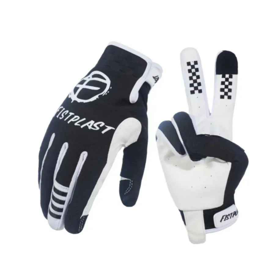 24 New fistplast touch screen high quality two-tone riding outdoor dirt bike long finger wear gloves