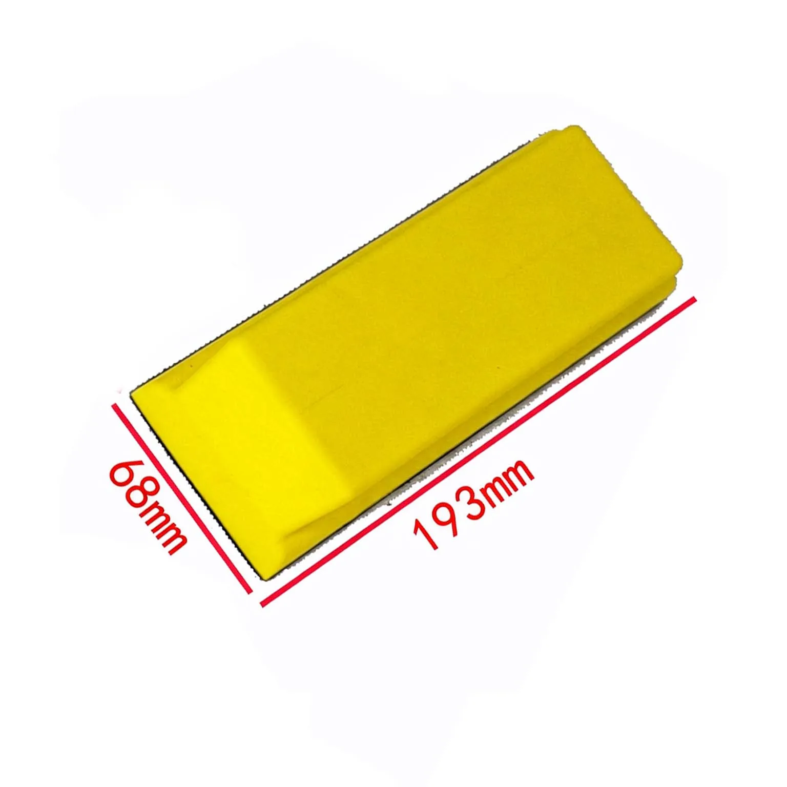 PU Foam Rectangular Sanding Block Grinding Discs For Auto Wood Polishing Pad Backing Pad Abrasives Sandpaper Sanding Discs