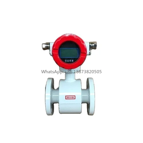 Food Grade Measure Ultrasonic Liquid Flow Meters Meter Electromagnetic Flow With Temperature Sensor