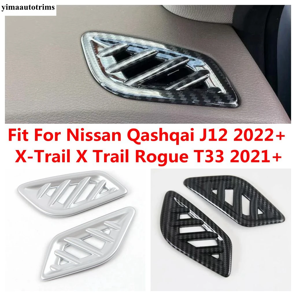 

Dashboard Air AC Outlet Vent Cover Trim Accessories For Nissan X-Trail X Trail Rogue T33 2021 - 2025 / Qashqai J12 2022 - 2025