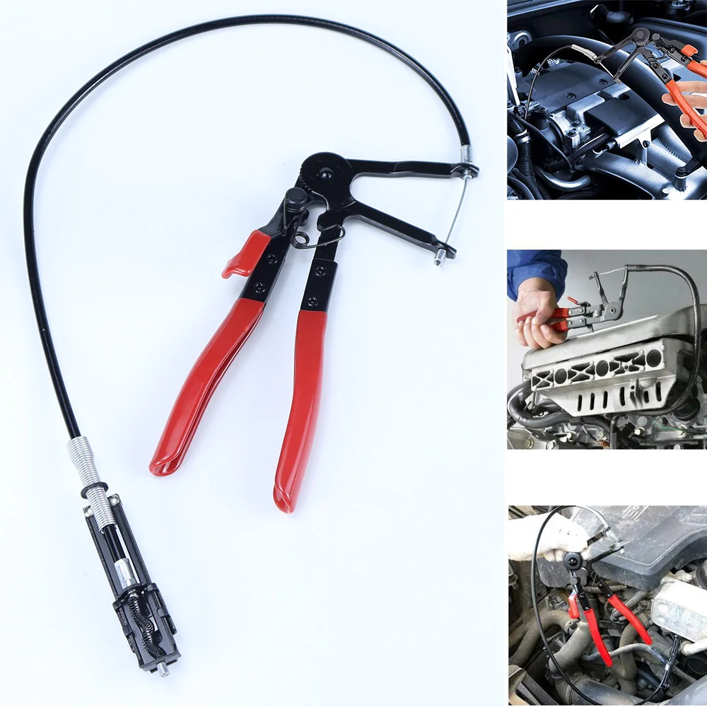 Hose Clamp Pliers Spring Clamp Pliers Long Reach Wire Spring Hose Clamp Pliers Tool Car Fuel Oil Hose Coolant Radiator Heater