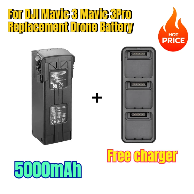 

5000mAh for DJI Mavic 3 Mavic 3Pro Replacement Drone Battery