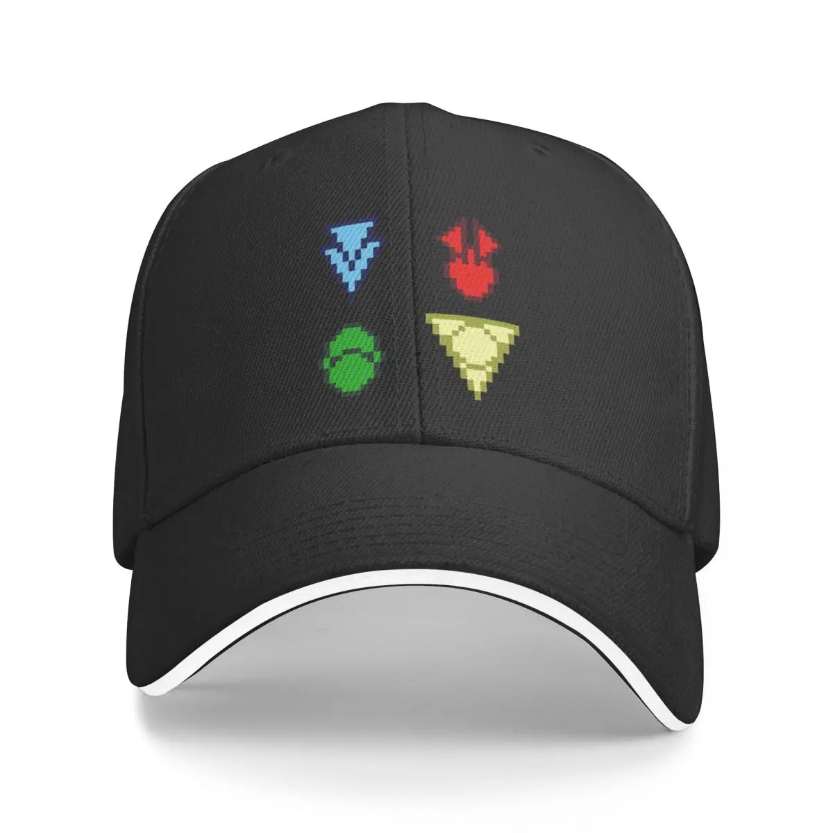 Twilight Imperium 4th Edition Technology Symbols Pixel Art (Square) Baseball Cap Sun Cap foam party Hat Woman Men's