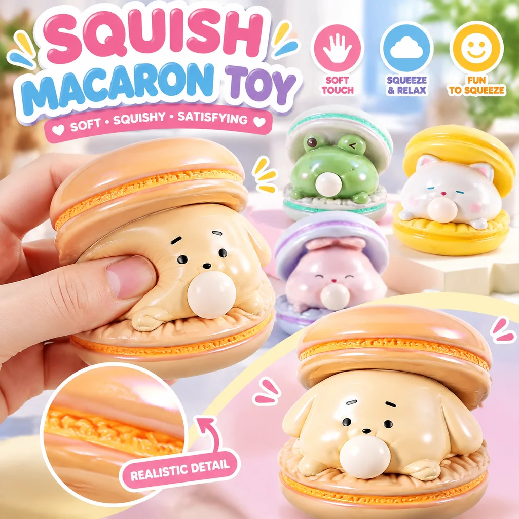 Squeeze Toy Funny Vent Animal Spit Bubble Burger Cute Creative Stress Relief Anti Stress Pinch Squishy Squishy Gift for Children