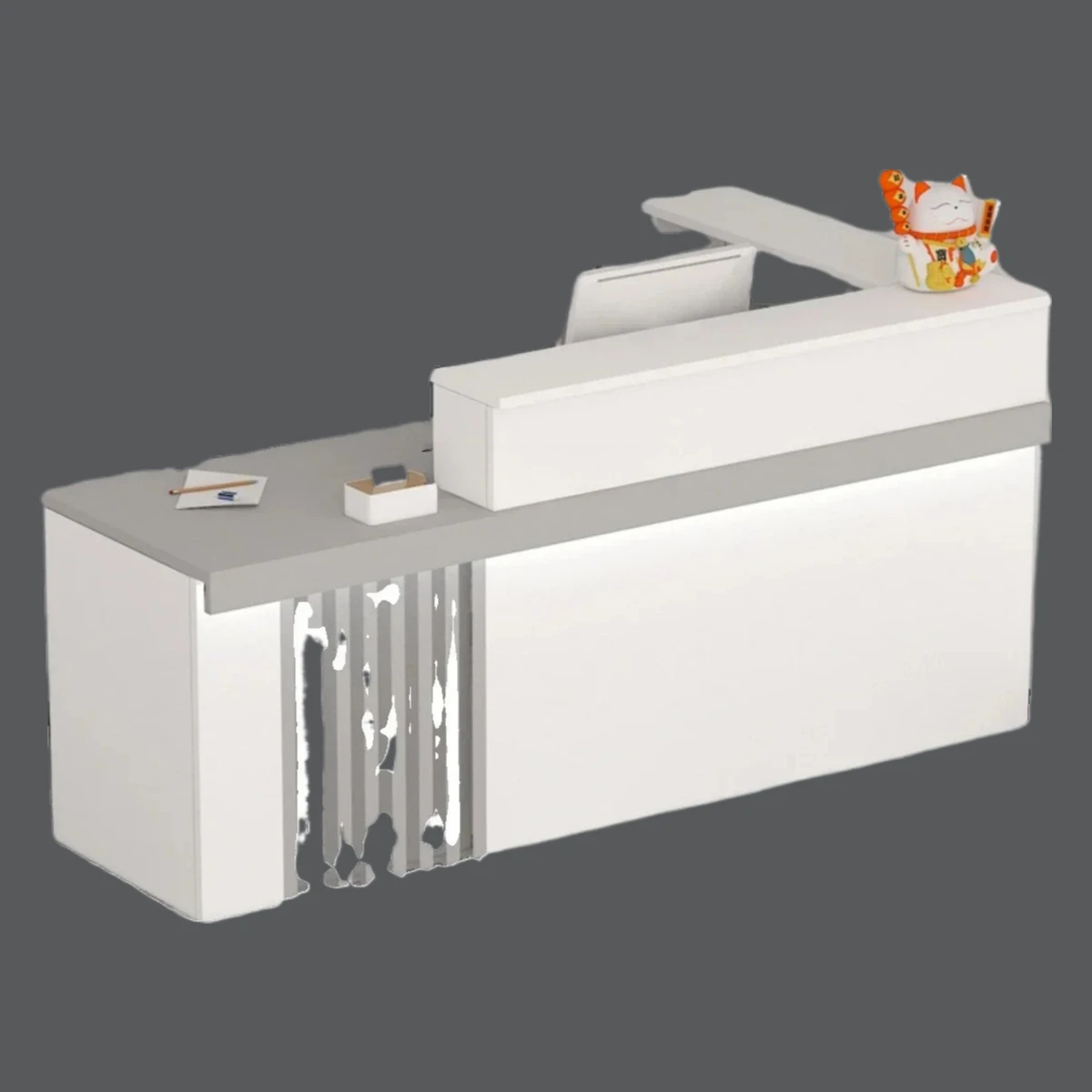 hot sale Reception Desk Simple Modern Barber Shop Clothing Shop Corner Bar Table checkout page