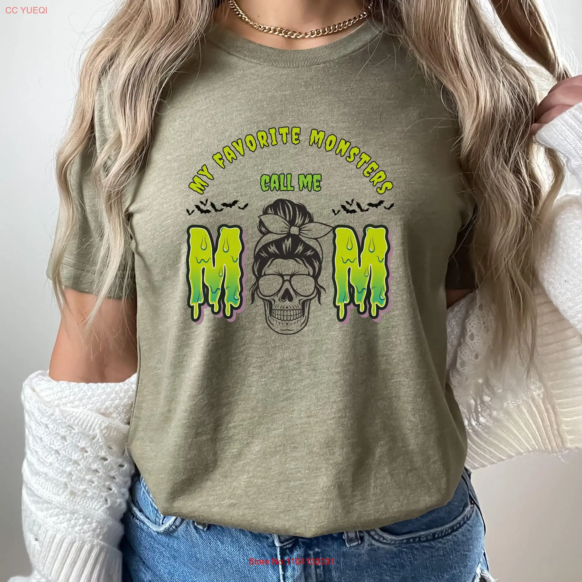 my favorite monsters call me mom momster shirt halloween mama skeleton long or short sleeves