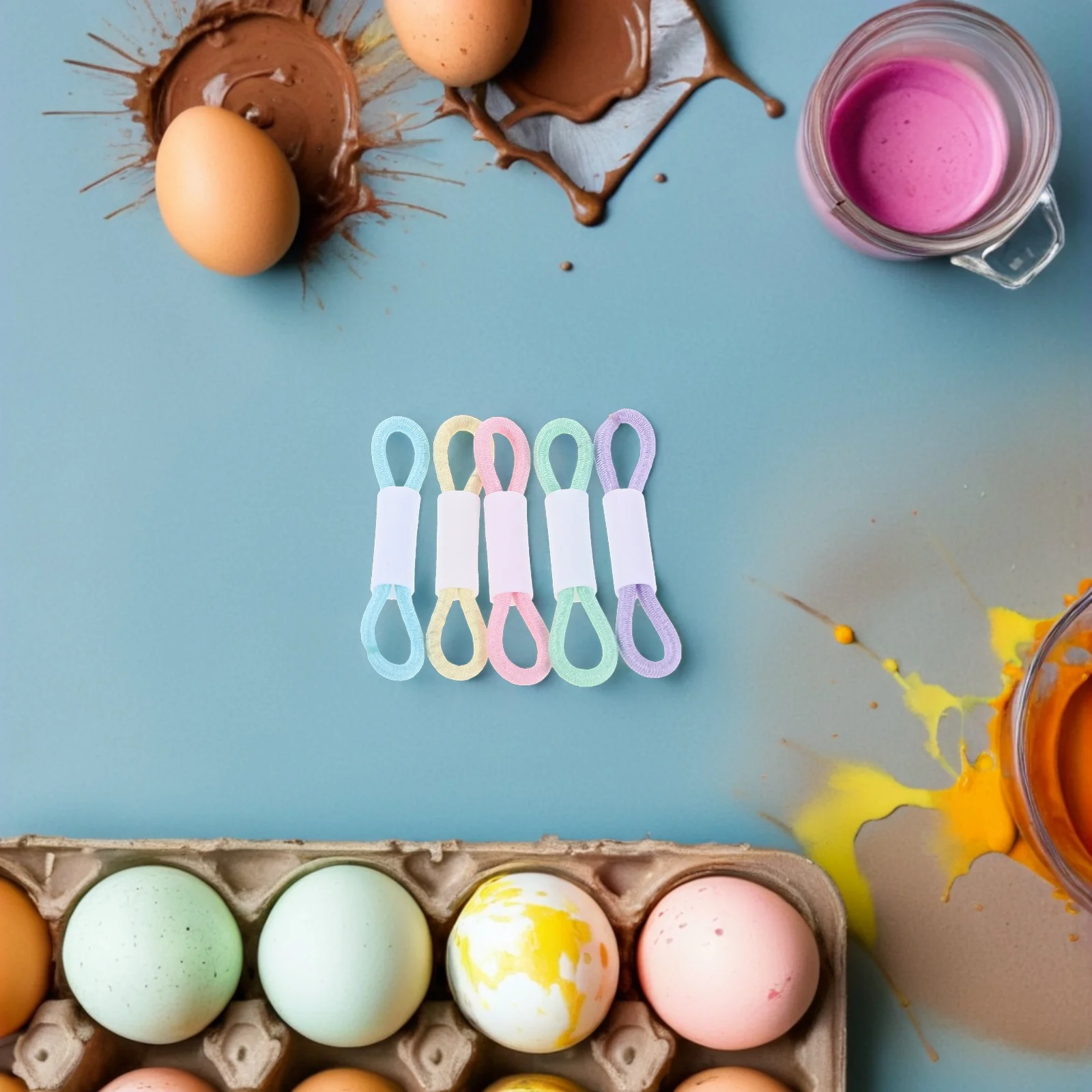 

200pcs Small Chicken Leg Bands Adjustable For Chicks Ducks Quails Splay Leg Support Farm Poultry Management Identification Pet