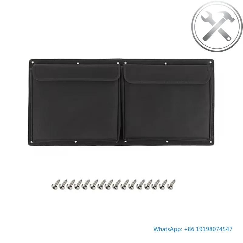 

Tail Door Storage Bag Tool Kit Trunk Organizer Black Interior Storage Accessories