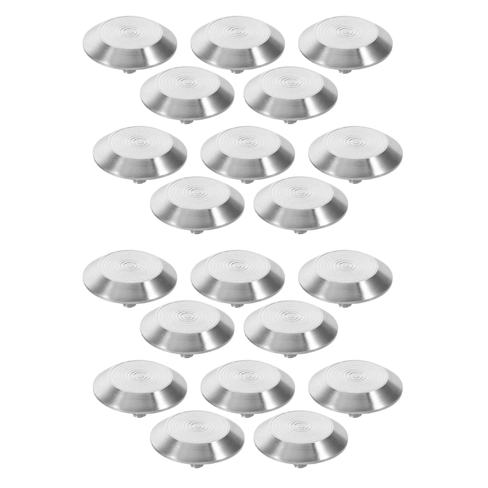 20Pcs Blind Road Studs Stainless Steel Tactile Pavement Markers Slip Resistant Guidance for Visually Impaired Outdoor Walkways
