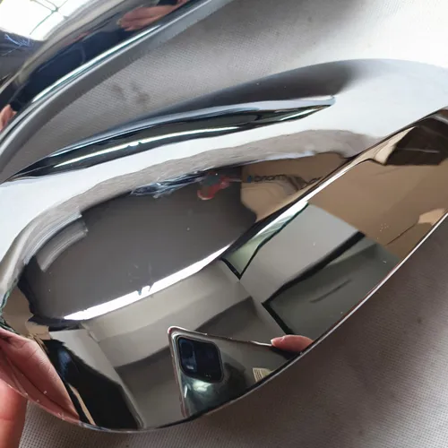 Imagen 2 del producto Para Toyota Hilux Revo 2016 2018 2020 2021 2022 2023 accesorios vista lateral trasera cubierta embellecedora de espejo plástico cromado