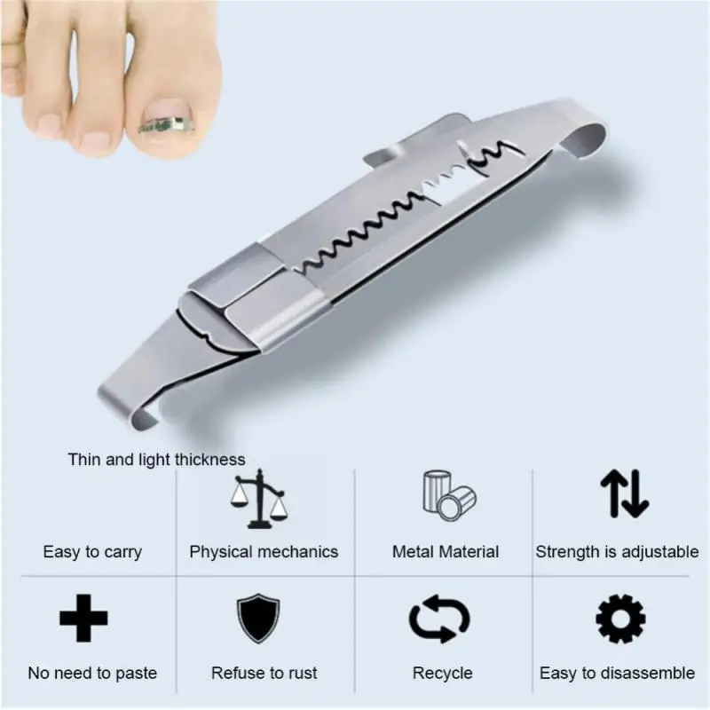 Ingrown Toenail Correction Brace Kit Professional Toe Nail Care Pedicure Manicure Clipper Fixer Recover Corrector Tool Recover