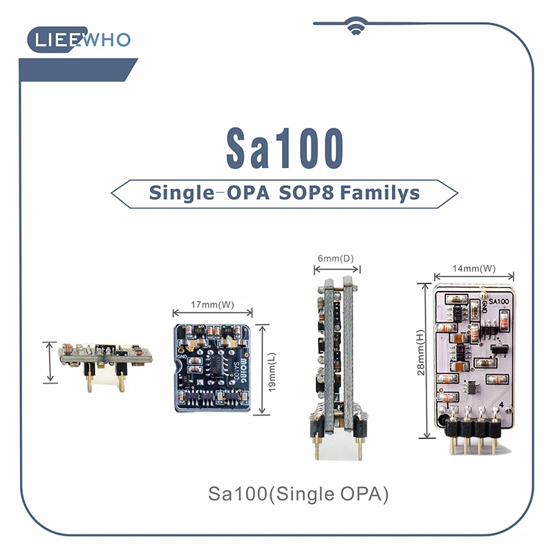 single op amp LIEEWHO SA100 Hi-End Fully Discrete Single OP AMP  Upgrade Replace OPA627 NE5534 MUSES03