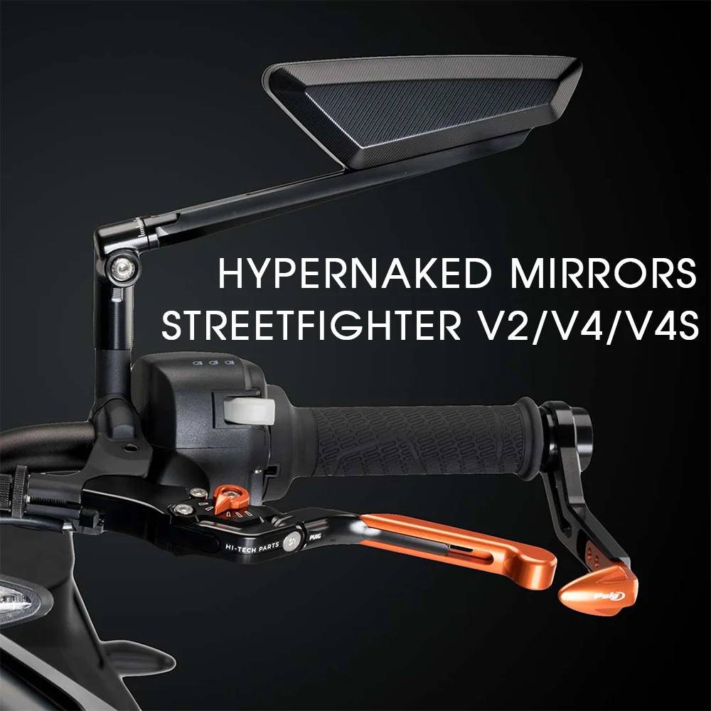 for Ducati Streetfighter V4 Accessories Motorcycle Hypernaked Rearview Streetfighter V2 Adjustable Side Mirrors StreetfighterV4S