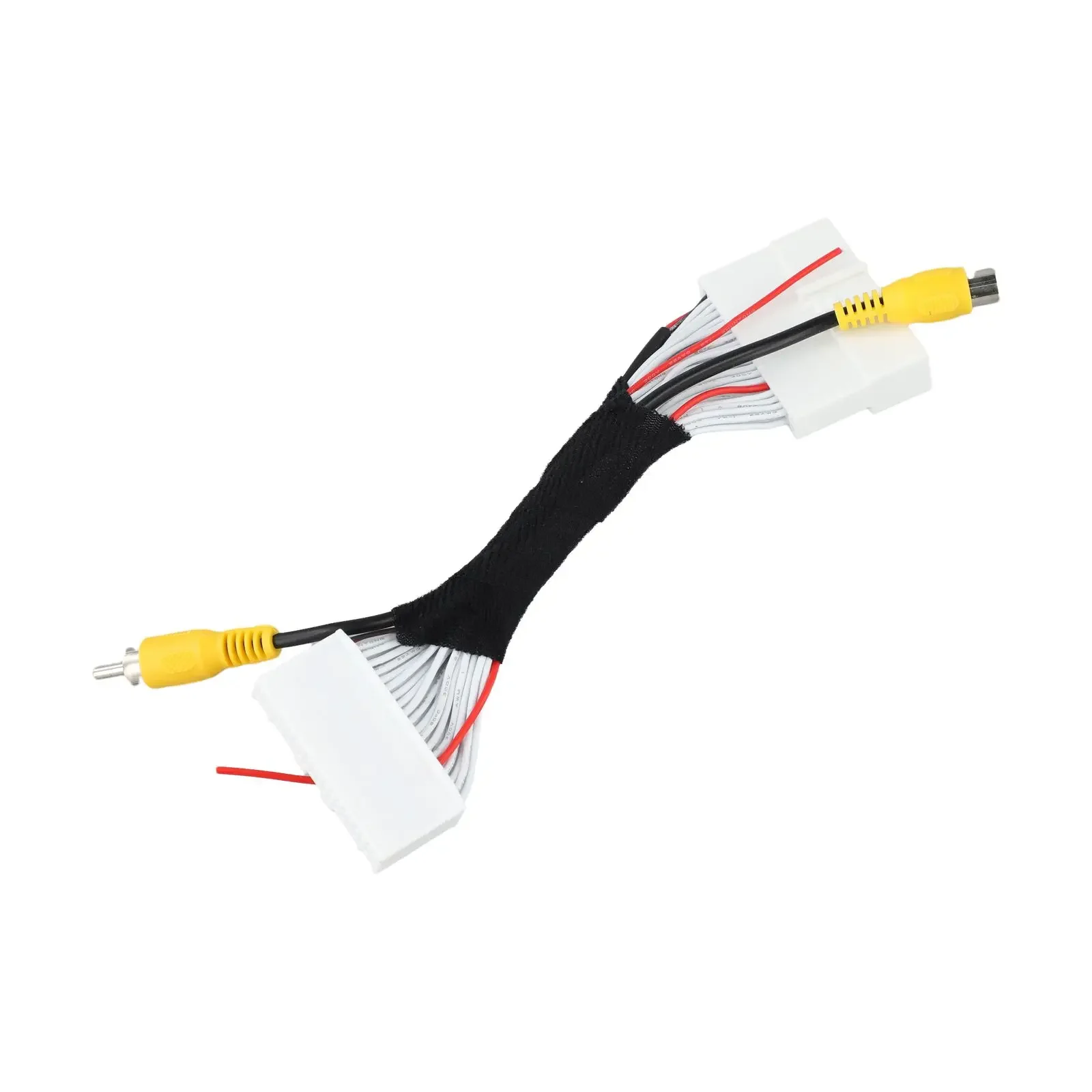 Easy Use Car Camera Wire Black 40Pin Video Input Cable Easy To Use Made Of ABS Material Practical And Reliable Car Installation