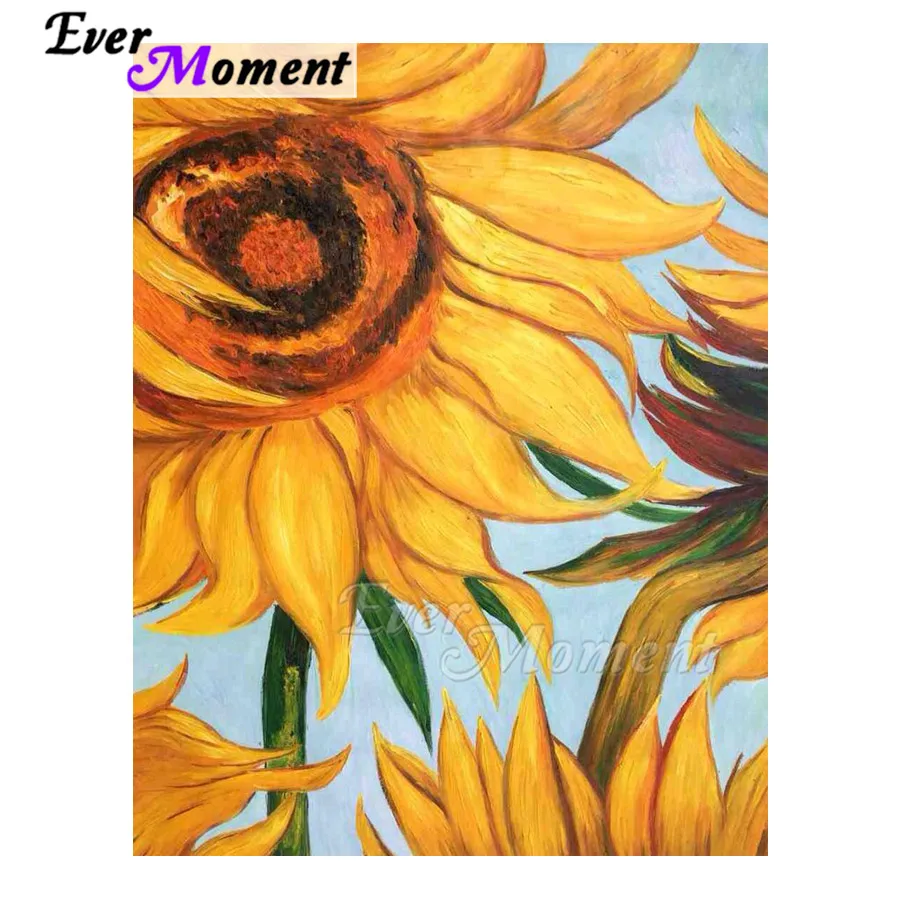 

Ever Moment Diamond Painting Hobby Artwork Mosaic Sunflower Decoration Home 5D DIY Square Diamond Embroidery ASF1810
