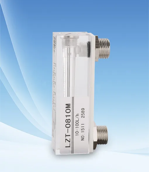 

LZT-0810M panel flowmeter water treatment flowmeter organic glass flowmeter 10-100L/H