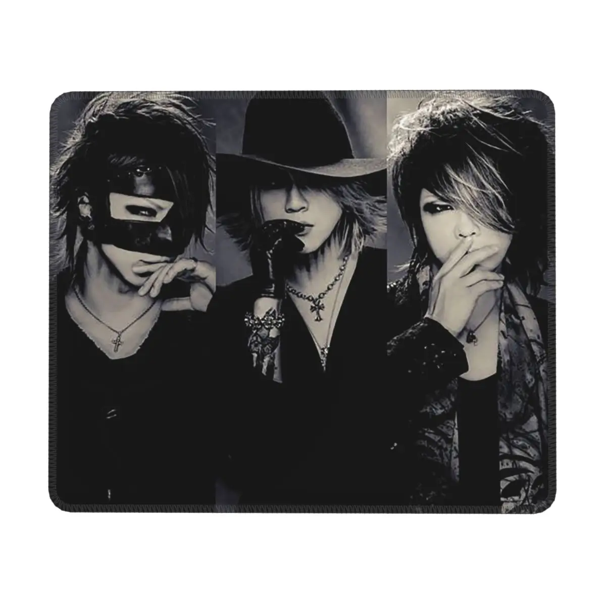 Mouse Pad Multiuso Japan Rock The Gazette Band para Teclado e Mouse, Acessório para Jogos, PC, Laptop e Mesa