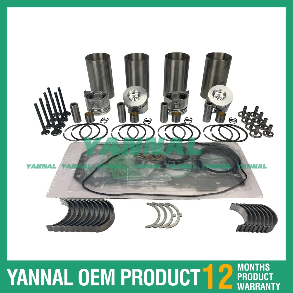 4TNE78 Overhaul Rebuild Kit For Yanmar Engine Spare Parts