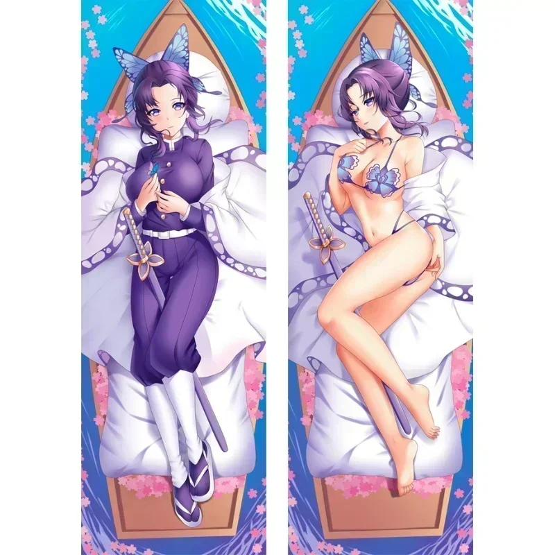 

Наволочка с принтом из аниме Kochou Shinobu Dakimakura, наволочка с обнимающим телом, сексуальная наволочка OTAKU Waifu, наволочка