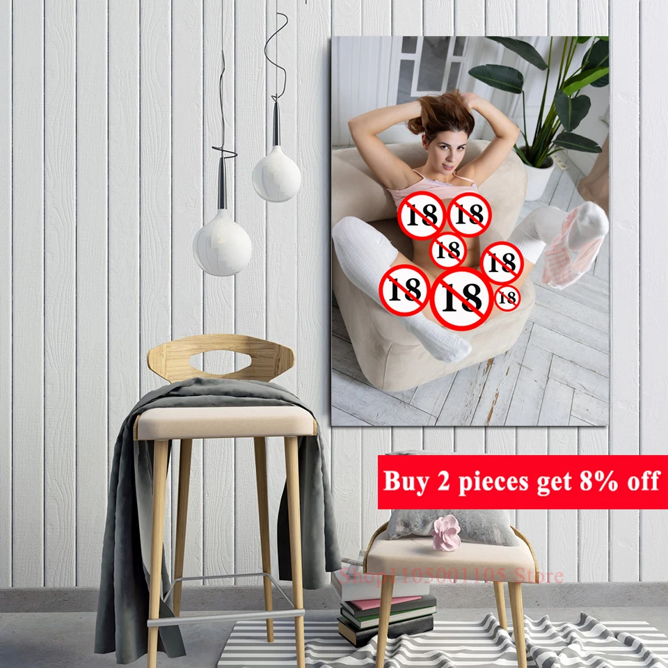 

Female Art Print Poster Stunning Wall For Adults Bold Nude Photography Wall Art Erotic Body Print - Striking Figure Painting