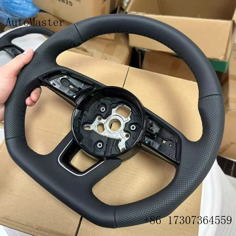 

Руль из перфорированной кожи с логотипами S/RS для Audi A3 A4 A5 S3 S4 S5 B9 A3 8V2 RS3 RS4 RS5 A3 A4 B9 A5 S3 в сборе