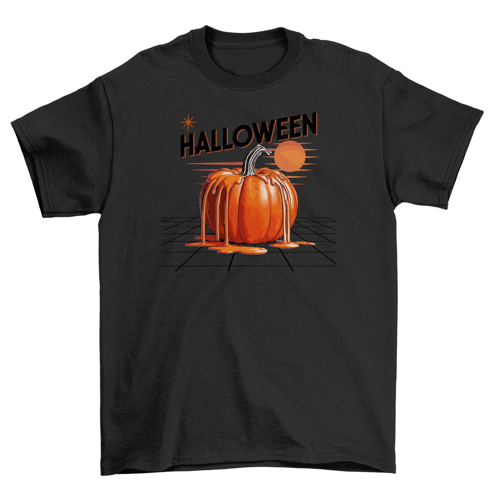 

Halloween_237 Pumpkin Power Unleashed T-Shirt - Funny and Spooky! Unisex Printed
