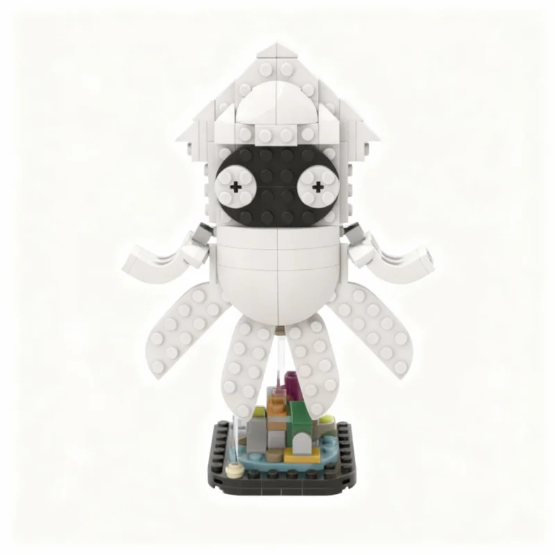 285 Piezas MOC Mariose Blooper Creator 3 en 1, Bloques de Construcción de Modelos, Juguete de Construcción, Regalos de Navidad, Idea Creativa DIY, Ladrillos Educativos
