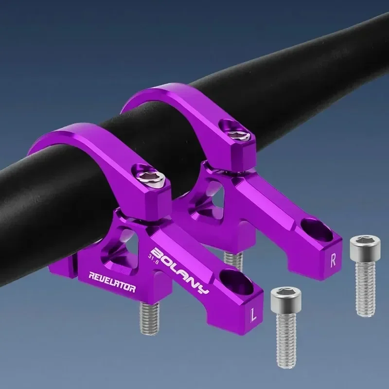 

BOLANY CNC Aluminum Alloy Bicycle Handlebar Fixing Rod: 31.8mm Clamp for MTB DH/FR Double Crown Forks