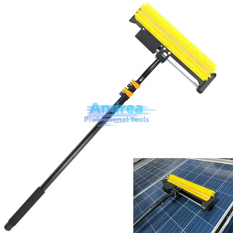 

7.5 Meters Carbon Fiber Pole Automatic Solar Panel Cleaning Brush Kit