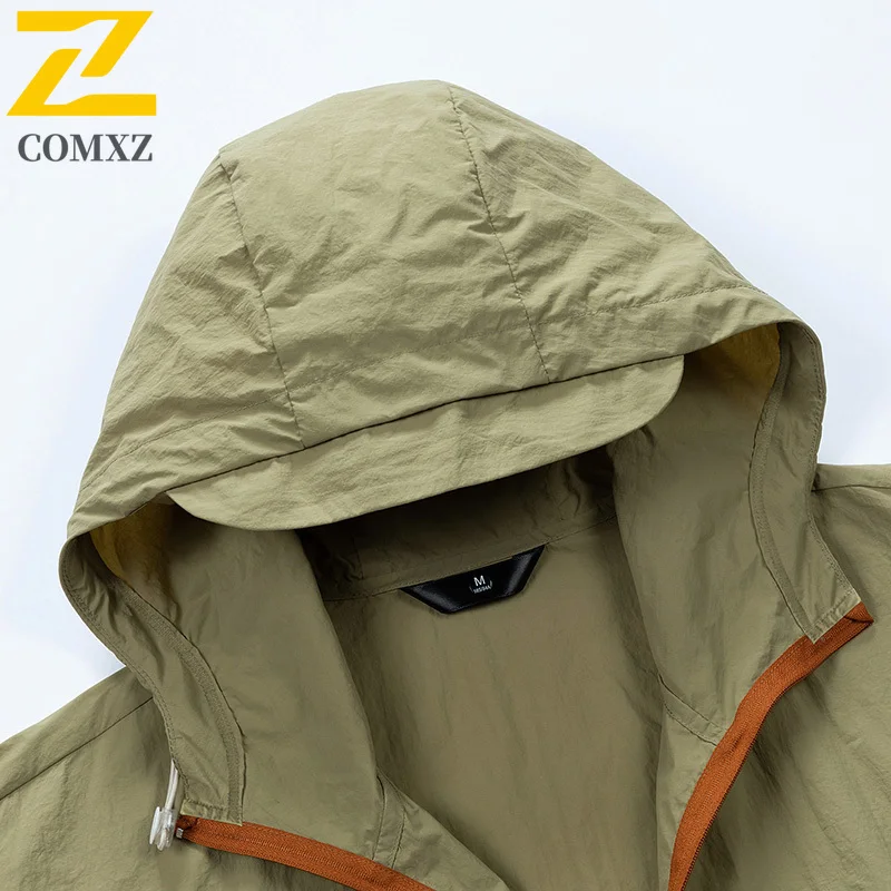 Sun Skin Jacket Unisex Summer 2025 Ultra Light Waterproof Hooded Windbreaker Coat Men Riding Fishing UV sun Protection Clothing