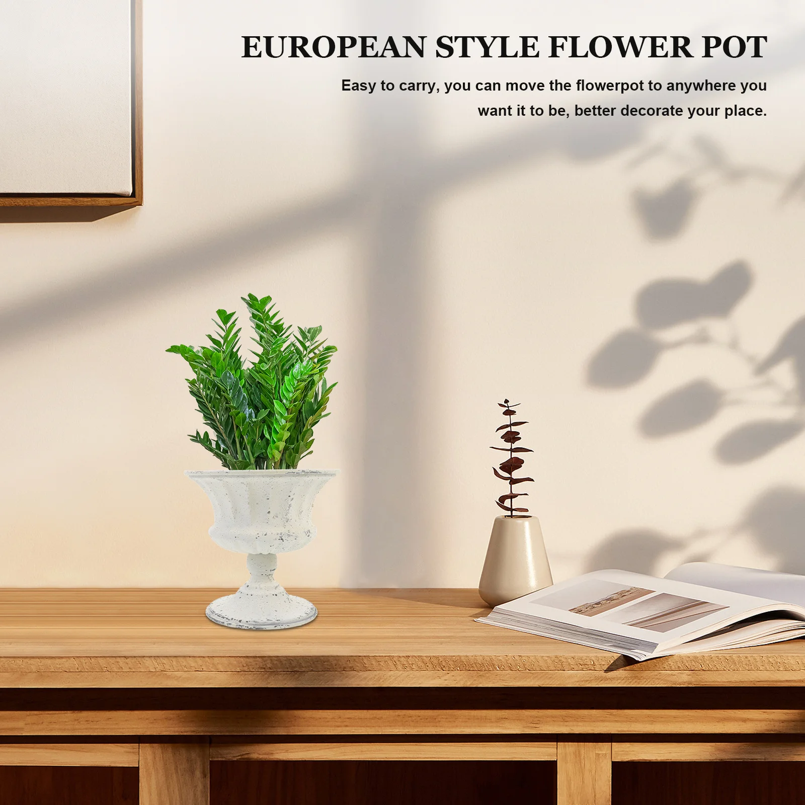 

Decorative Roman Flower Pots Vintage European Planter for Wedding Balcony Home Garden Decoration Roman Flower Pots