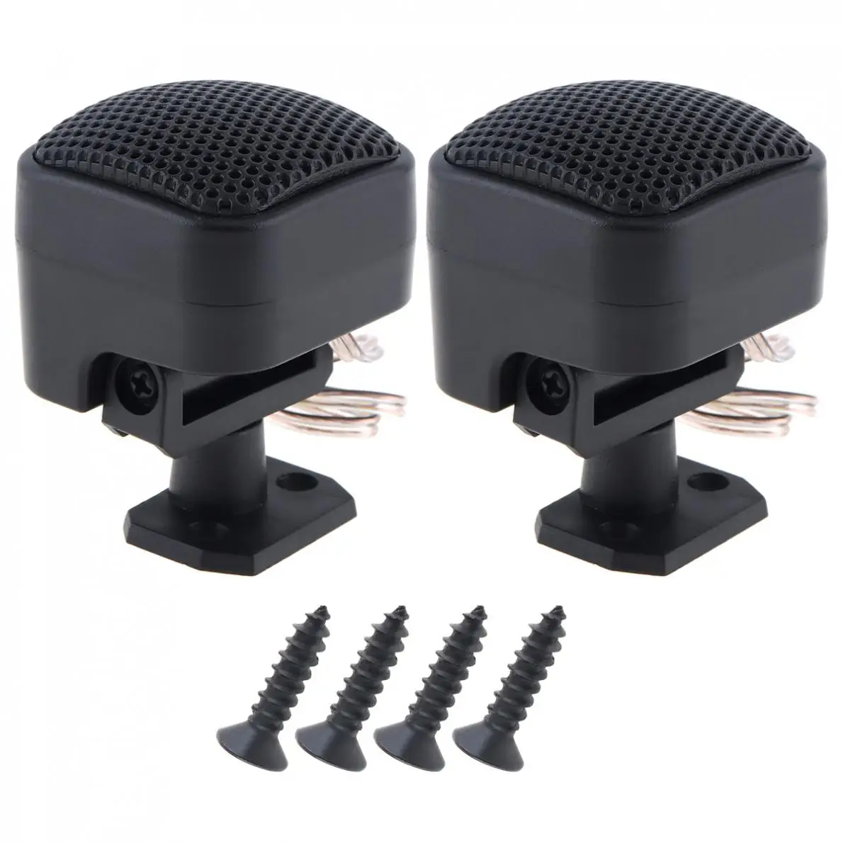 Mini Tweeter alto-falantes para carro, alta eficiência Dome Tweeter, sistema de áudio do carro, 500W, TP-004A, 2pcs