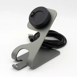 Metal Charger Stand for Garmin Forerunner 965 955 945 645 645M 935 745 265 265S 255 245 55 45 45S USB Charging Dock with Cable