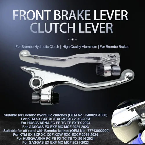 Imagen 1 del producto Accesorios para motocicleta, Kit de palanca de embrague de freno, manijas de Control de embrague hidráulico para KTM HUSQVARNA GASGAS Brembo Brake 2024 bicicletas