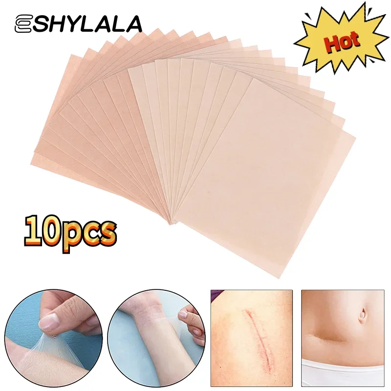 10pcs Waterproof Tattoo Flaw Conceal Tape Full Cover Concealer Sticker Body Arm Temporary Concealing Tattoos Scar Cover Stickers