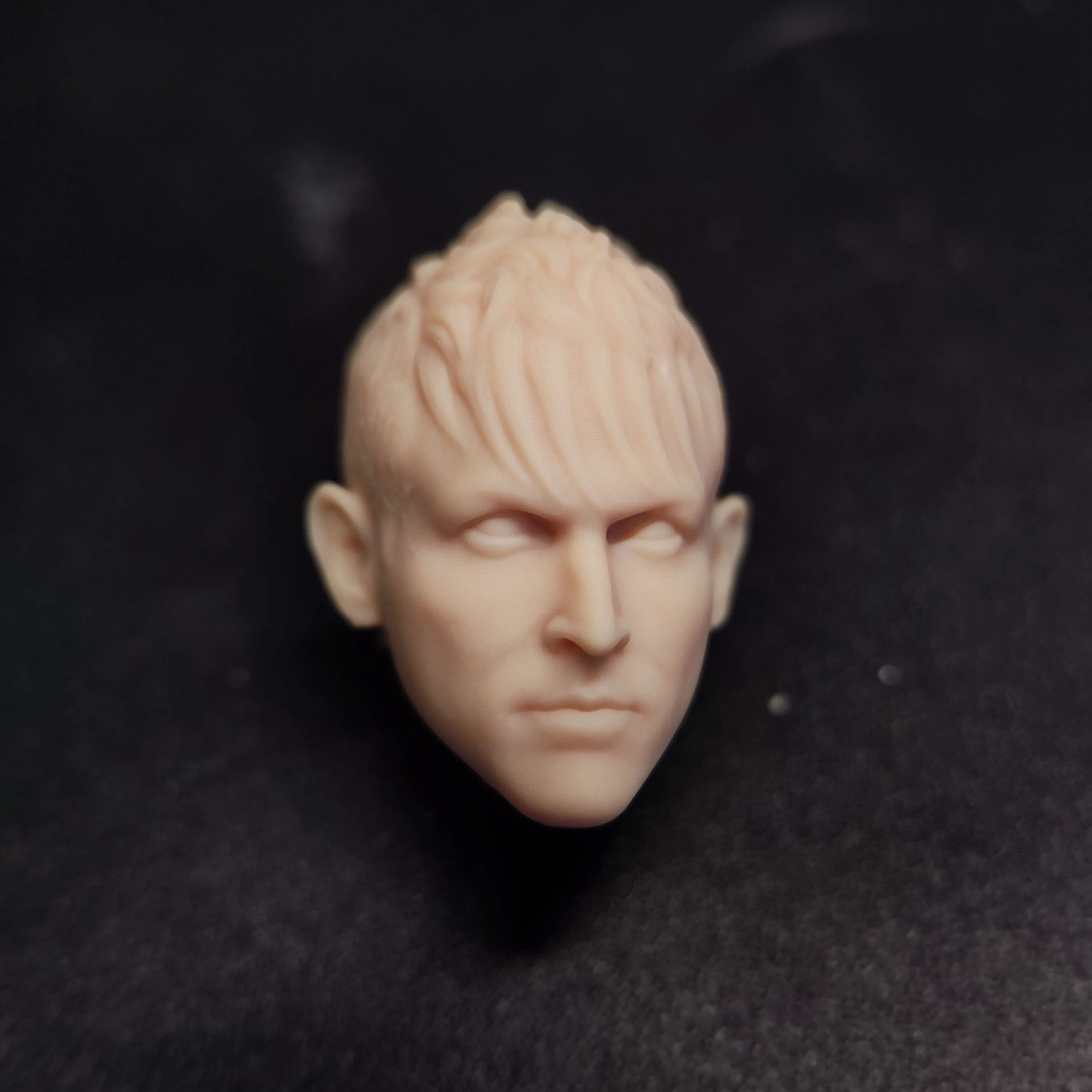 HL1756 DIY Customized 1/18 1/12 1/10 Scale Unpainted Head Sculpt for 3.75