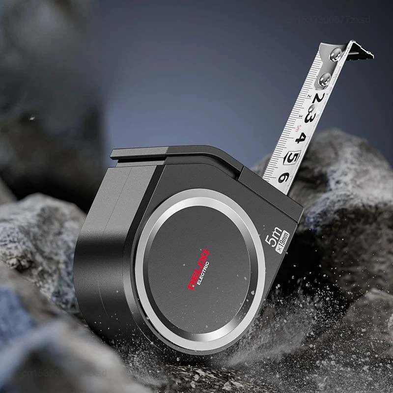 DELIXI 5-meter Tape Measure High-precision Steel Coil Ruler Household Waterproof Wear-resistant Anti Drop Tape Measure