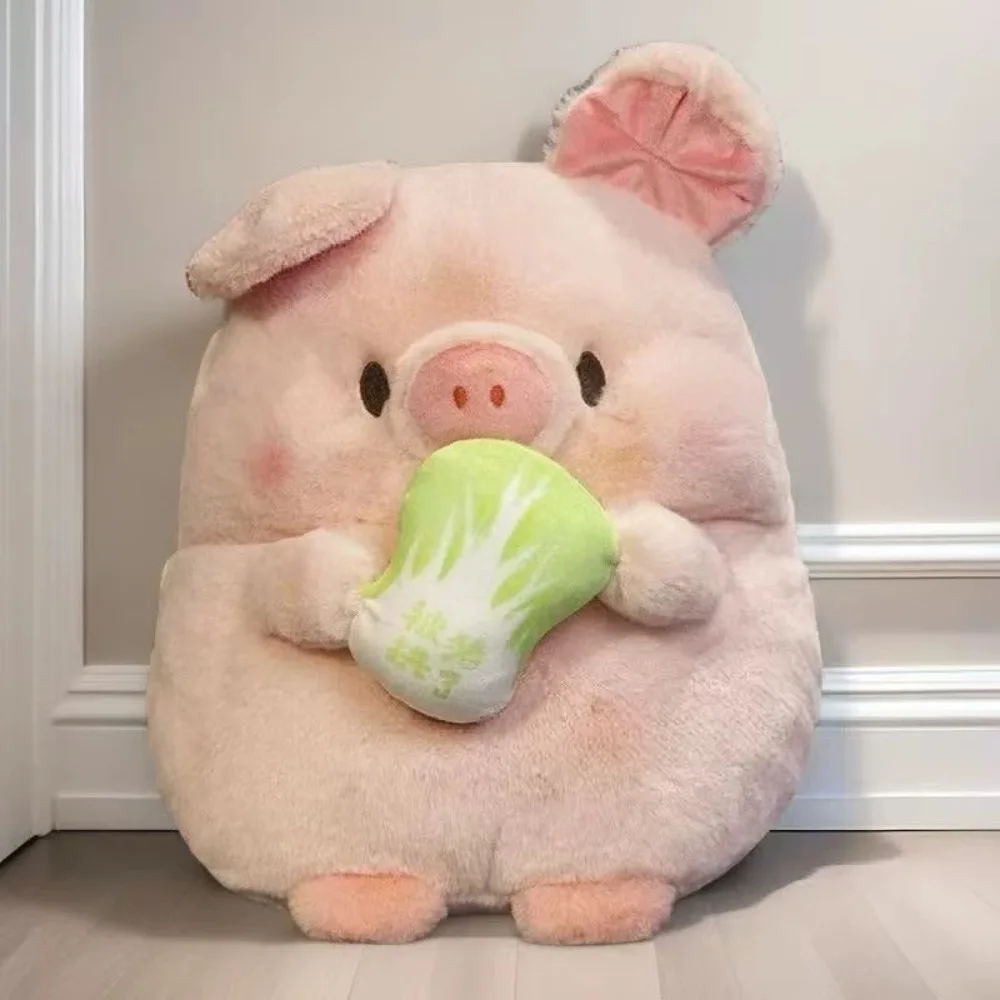 

Fluffy Cabbage Pig Plush Toy Handmade Interactive Chicken Leg Dog Doll Collection Soft Rabbit Sleeping Comfort Doll Kids Gifts