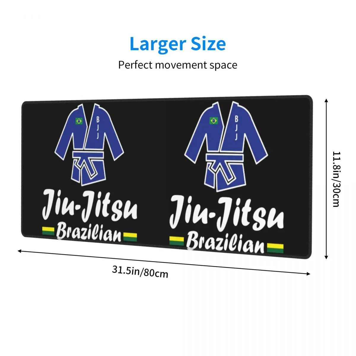 Large Mouse Pad Jiu-Jitsu Gamer PC Laptop Mats Keyboard Carpet Computer Gaming Office Accessories Desk Mat