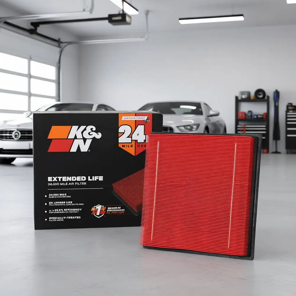 

Увеличенный срок службы, 24 000 миль, сменный воздушный фильтр, совместимый с моделями Ford/грузовиков и внедорожников 2007-2021 годов (F-150, F-150 Raptor, Expedition)