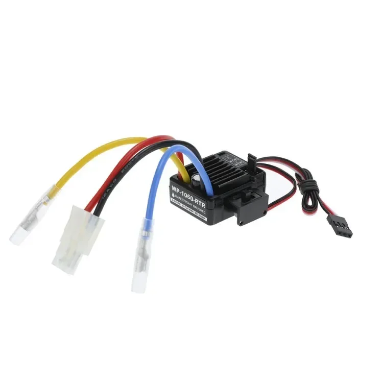 Controlador de velocidad electrónico para coche teledirigido, dispositivo electrónico cepillado de 60A, ESC para coche teledirigido 1:10 HSP, impermeable, Axial scx10